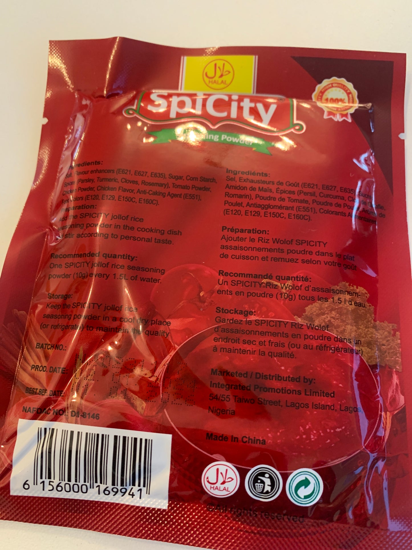 Spicity Stew and Jollof seasoning powder spice
