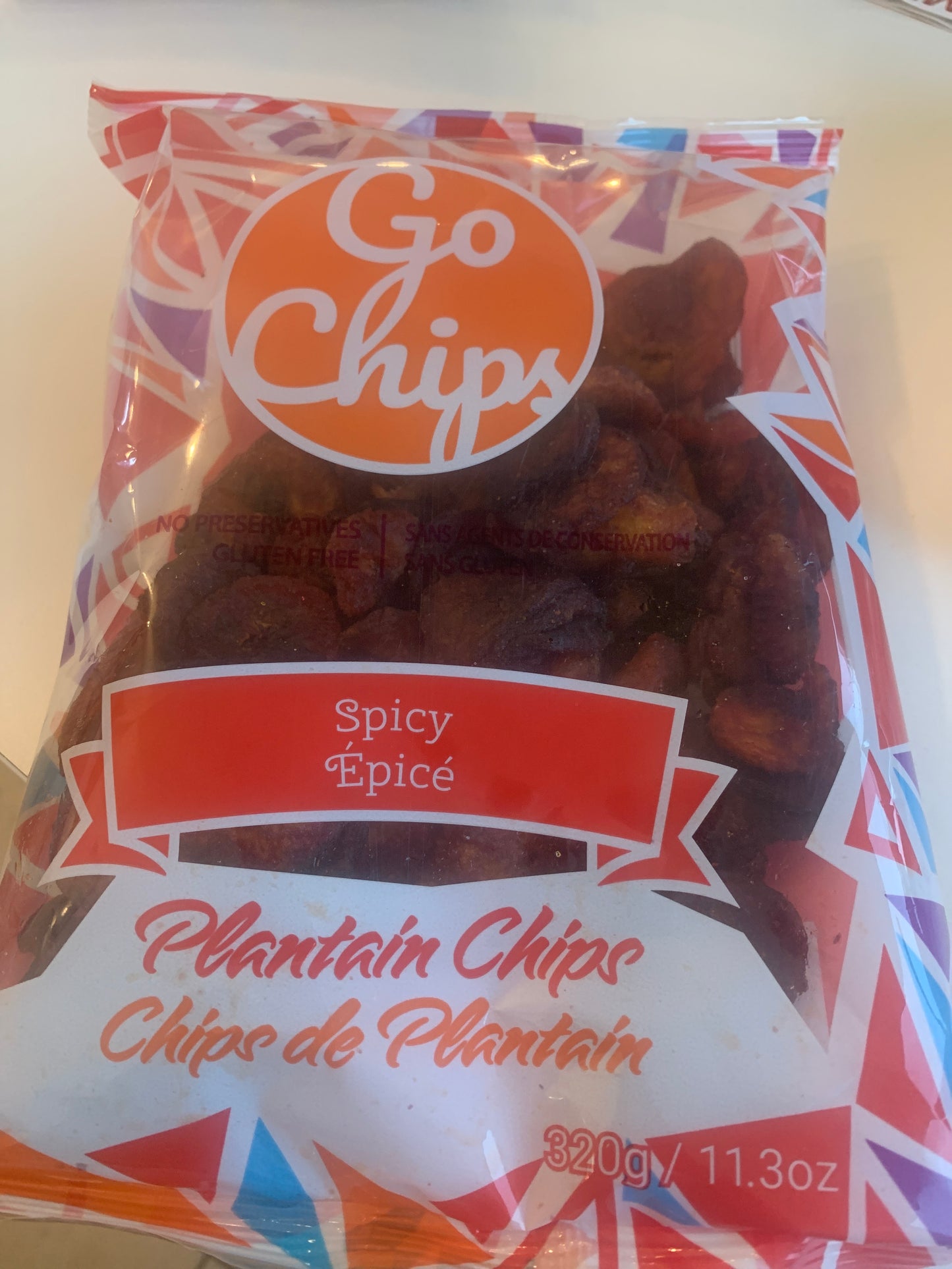 GO Ripe Spicy Plantain Chips 110g