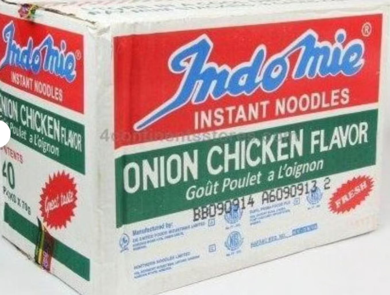 Nouilles instantanées Indomie