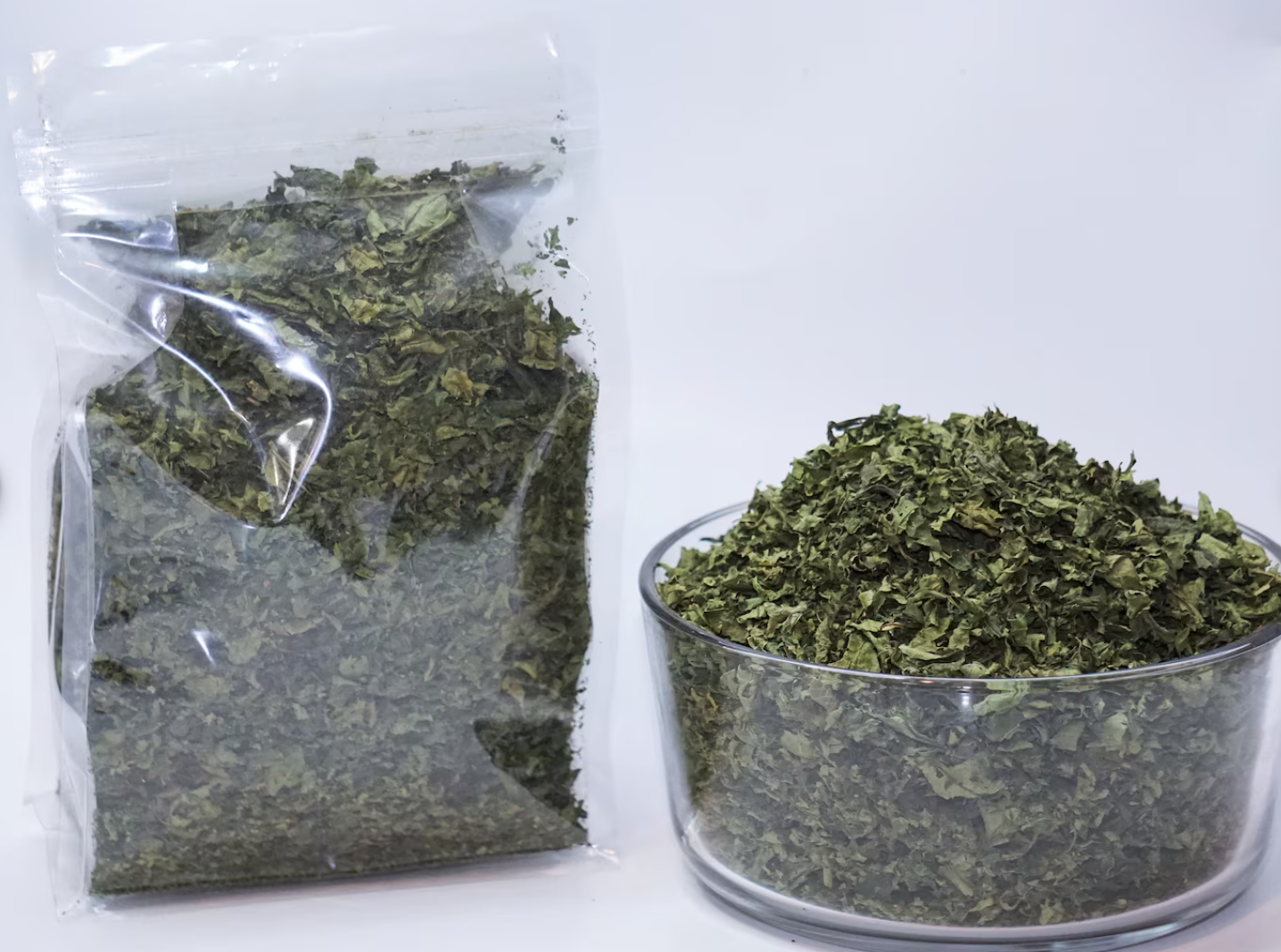 Feuilles sèches d'Ugu Ugwu