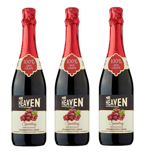 Vin de raisin rouge pétillant Pure Heaven