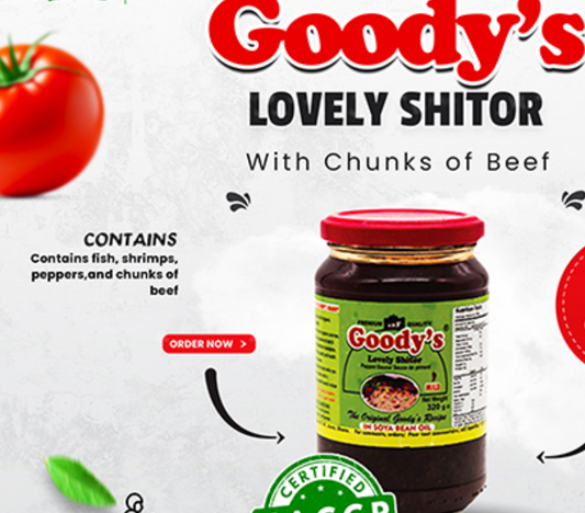 Shitor Shitto Ghana Sauce au Poivre Wakye - 320g