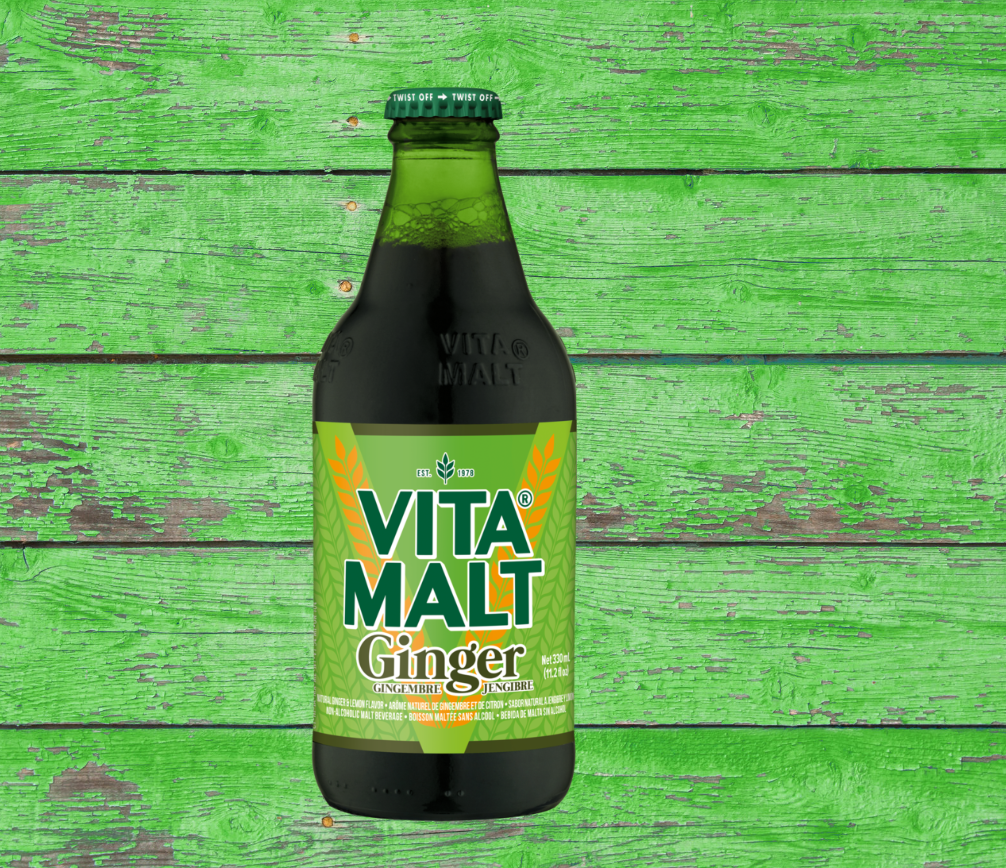 Boisson au malt et au gingembre sans alcool Vitamalt