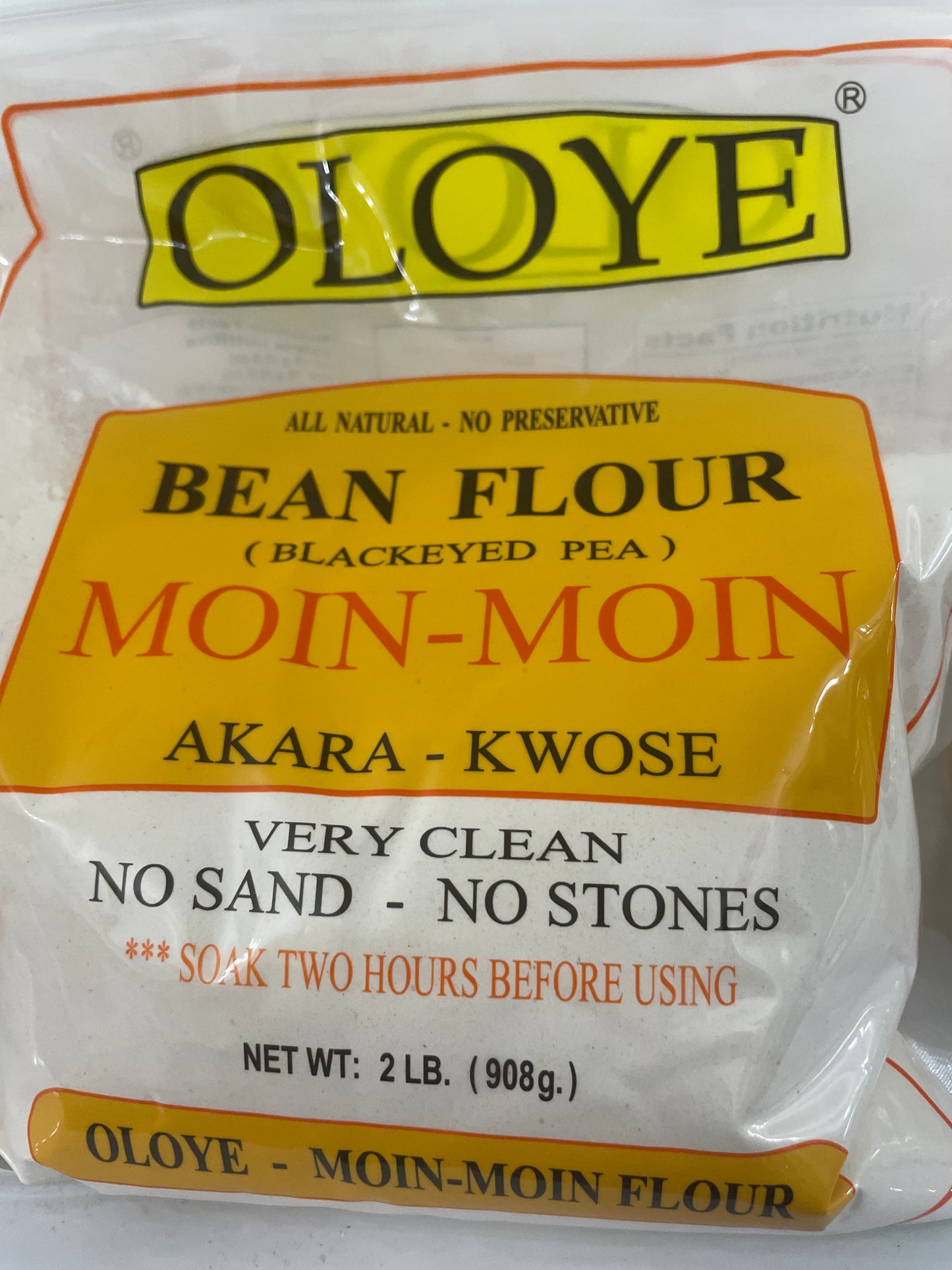Oloye Bean Flour (Moin-Moin & Akara flour)