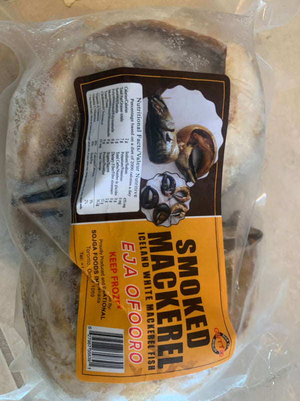 Maquereau fumé (Eja Ofooro) - Savoureux poisson fumé 2 en 1