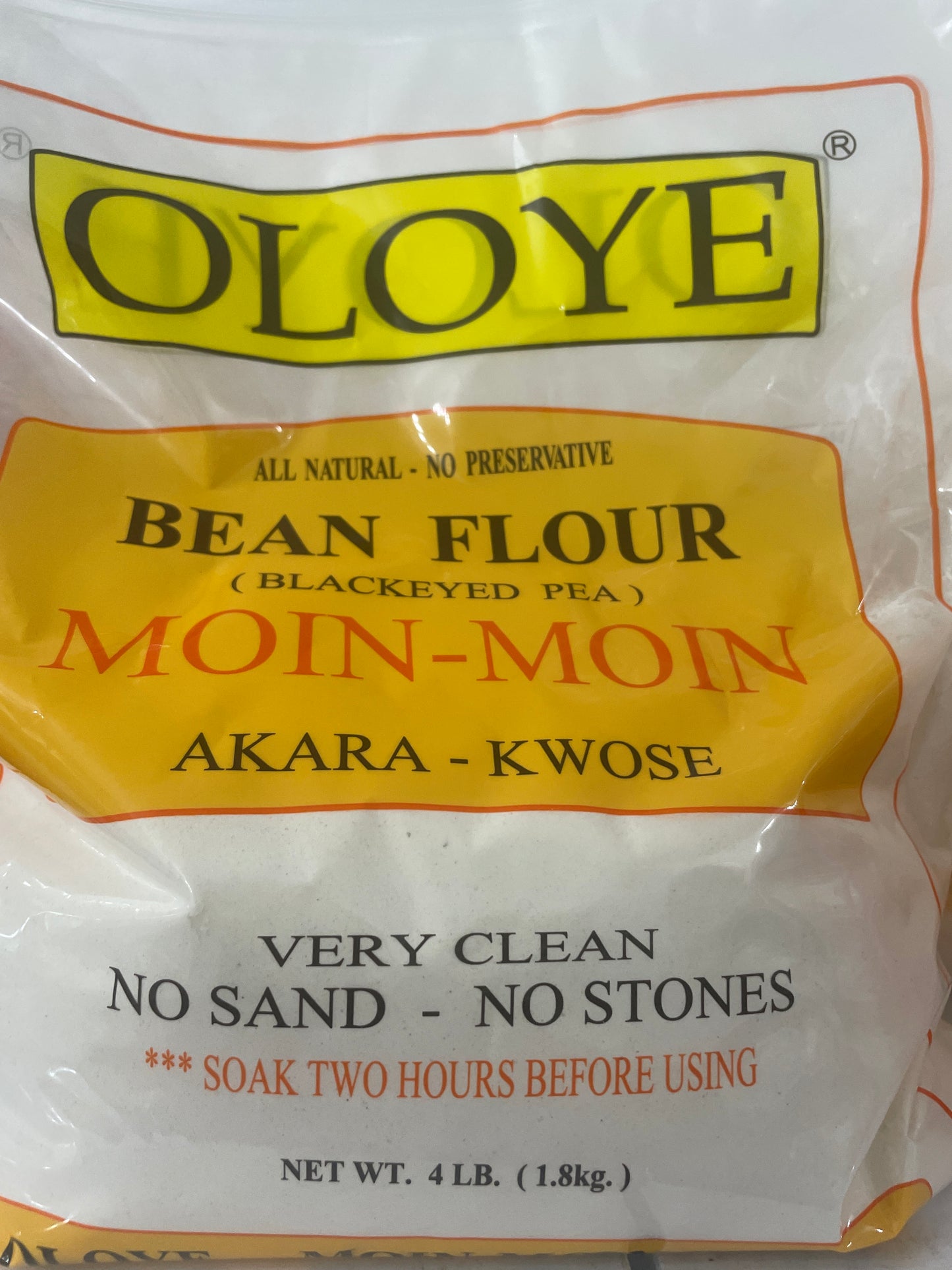 Oloye Bean Flour (Moin-Moin & Akara flour)