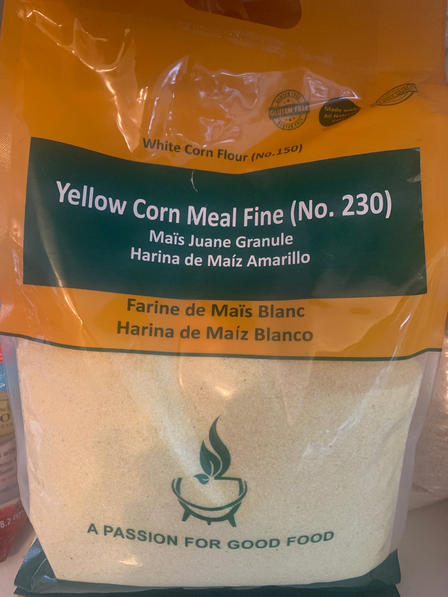 Yellow Corn Meal - 4 lbs