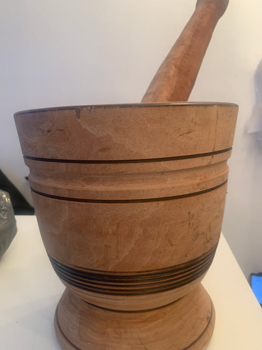 Pestle and mortar for pounded yam