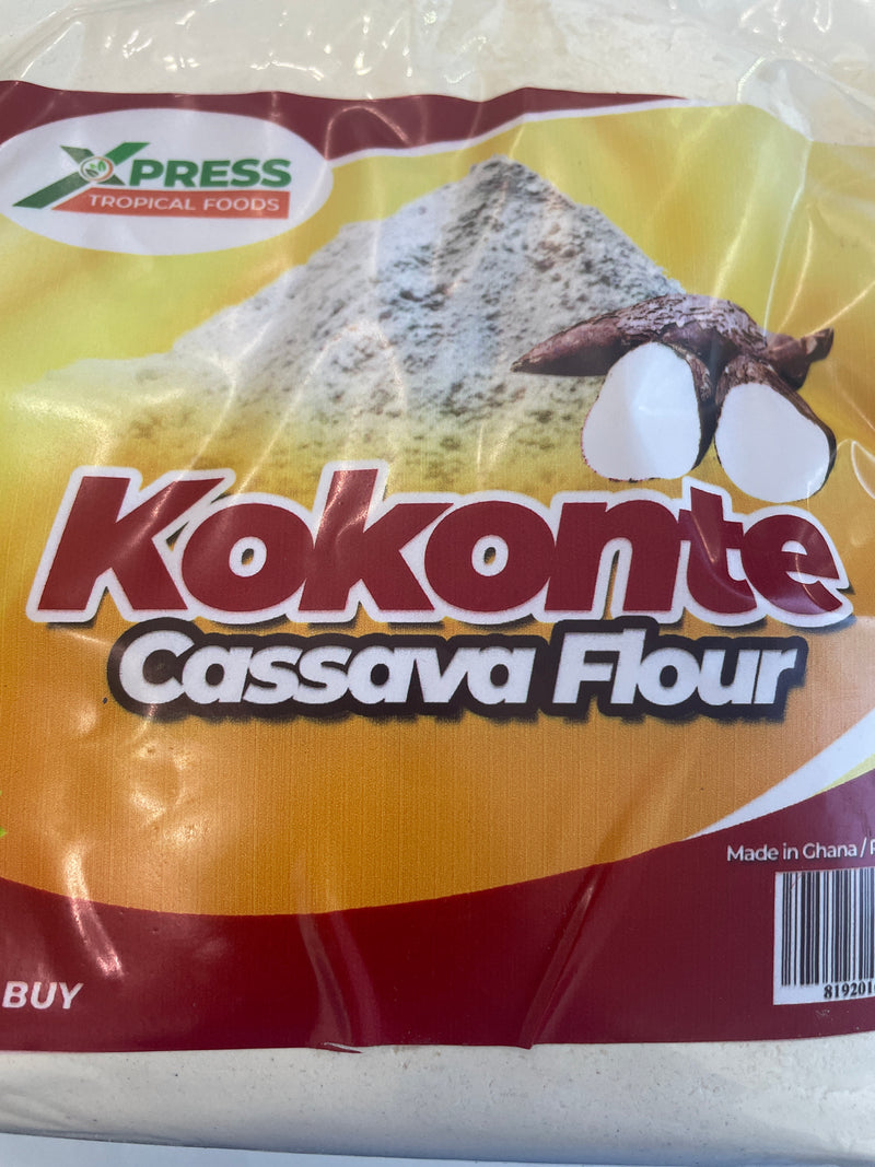 Kokonte Cassava Flour 3lbs