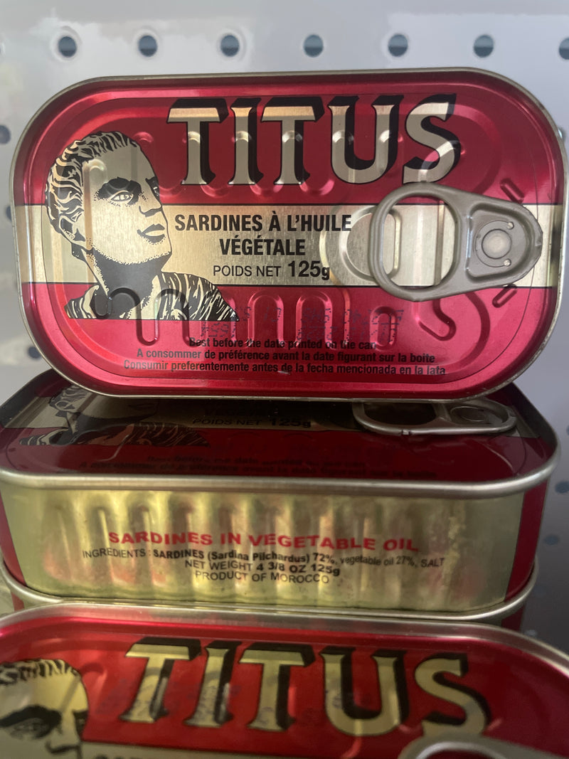 Titus Sardine (Vegetable Oil)