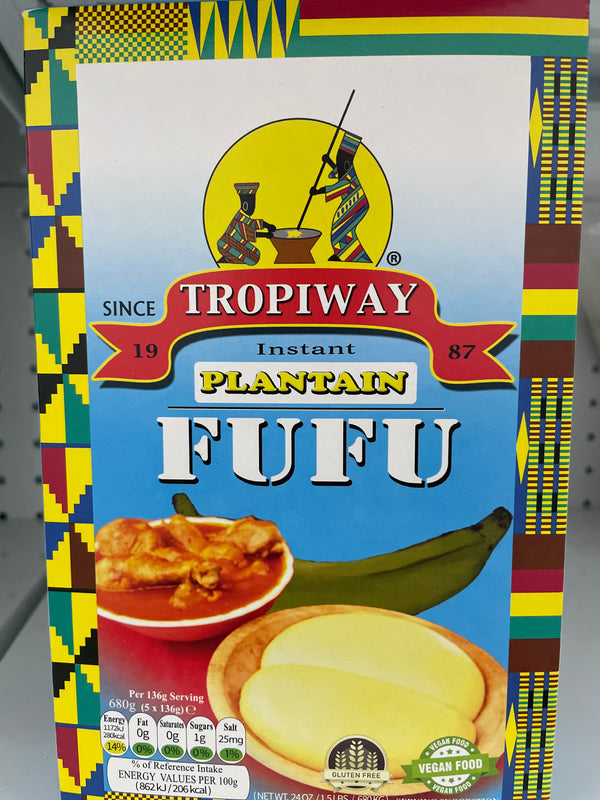 Fufu instantané au plantain Tropiway - 1,5 lb