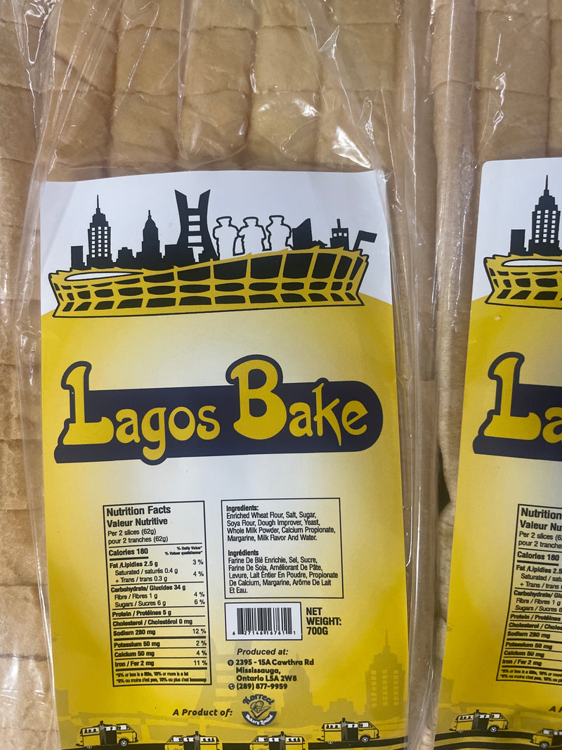 Lagos Bake Bread sliced