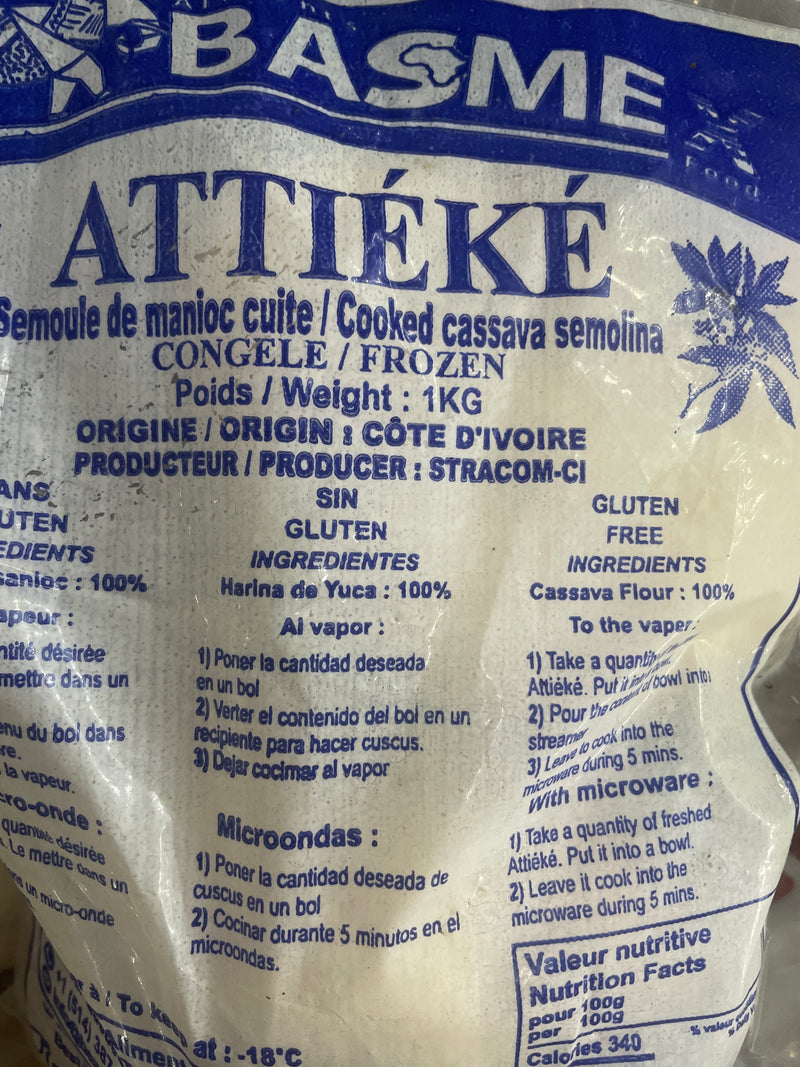 Frozen Attieke - Cassava couscous