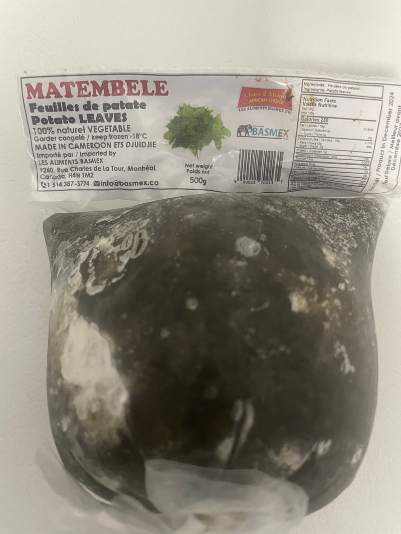 Matembele - Potato Leaves
