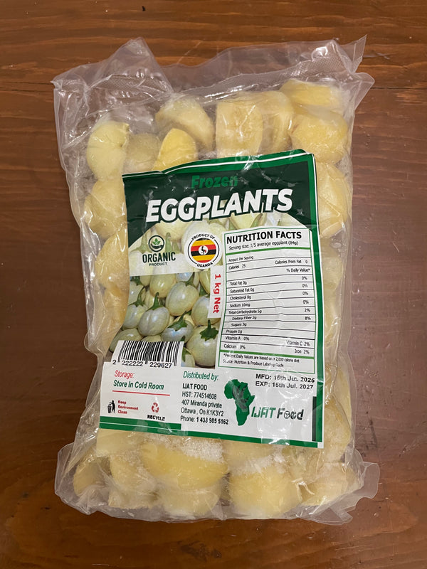 Frozen Eggplant (Garden Egg, Nyaadewa)