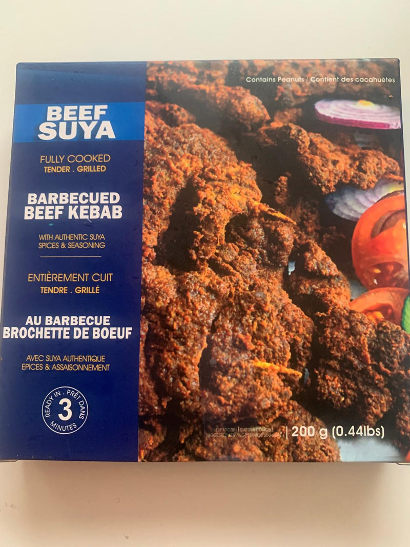 Bœuf poivré (Suya) - Délicieux et entièrement cuit (tendre et rôti lentement) - 200 g