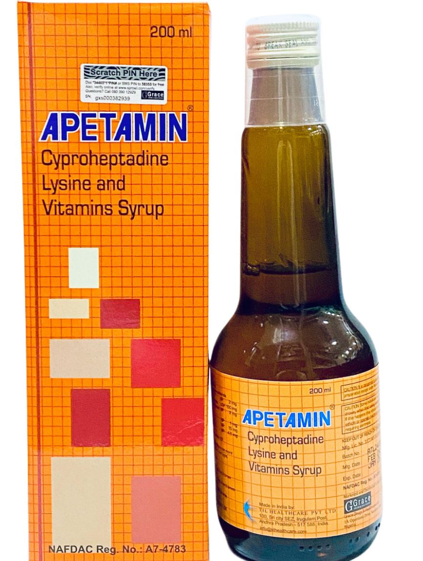 Apetamin Vitamins syrup - 200ml