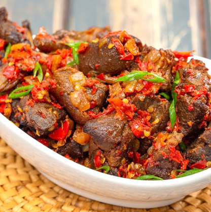 Peppered Asun (Goat meat) - Delectable and fully cooked (Tender and slow roasted) - 200g