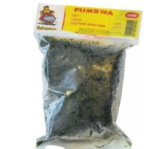 Fresh Fumbwa Ukazi Leaves