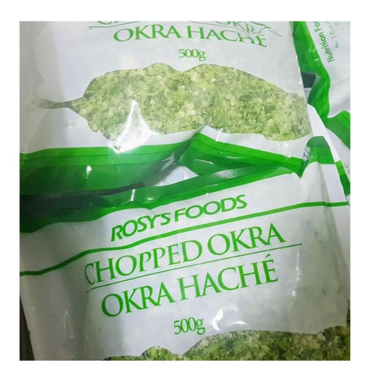 Okro - freshly packed/chopped frozen