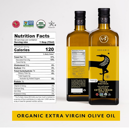 Terra Delyssa Biologique Organic Premium Extra Virgin Olive Oil - 1L