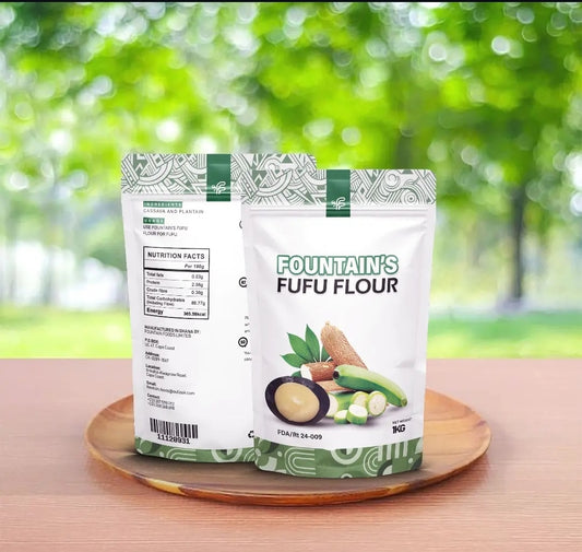 Fountain fufu flour