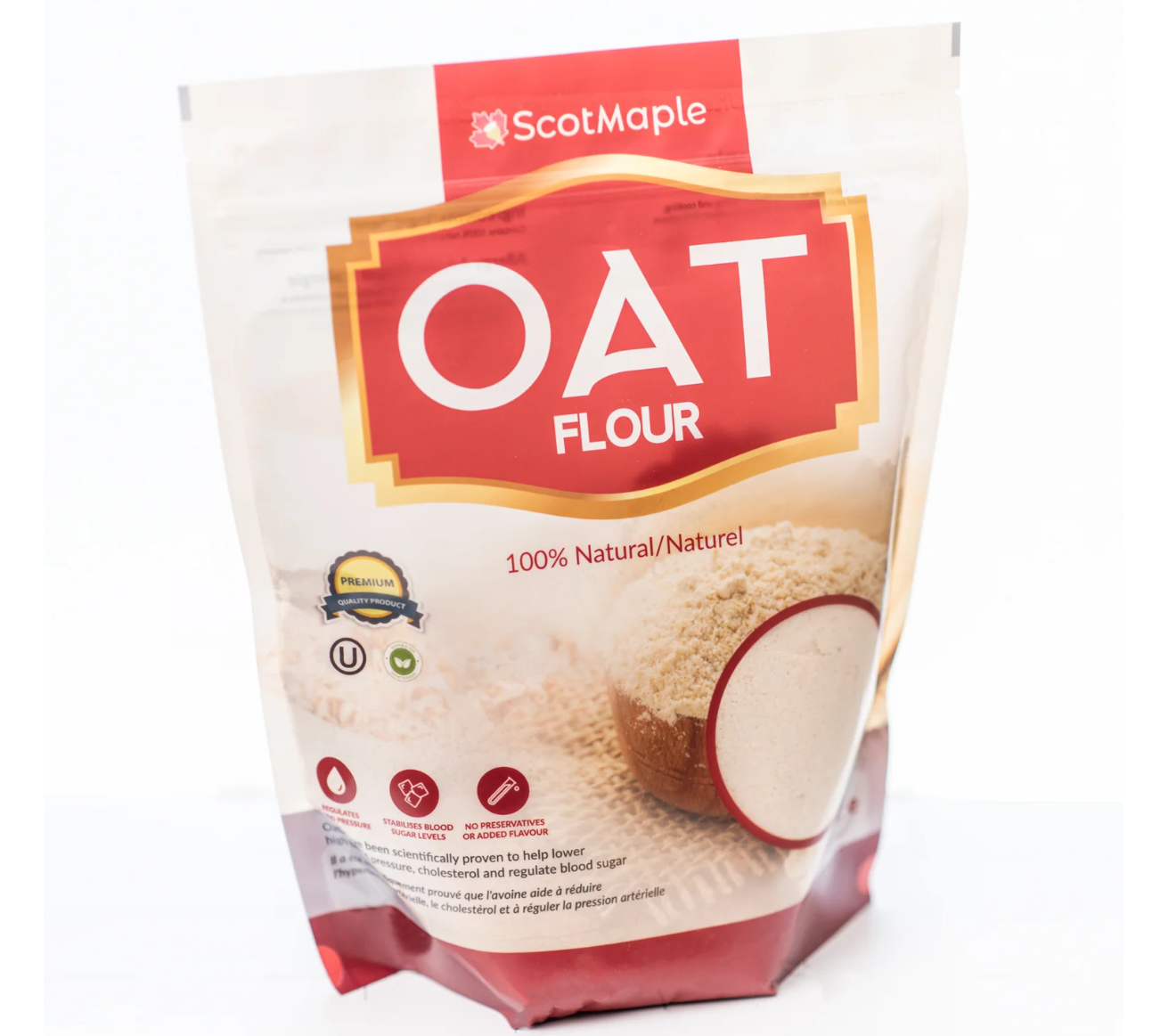 Oatmeal Flour - Scot maple Oat Flour - 1Kg