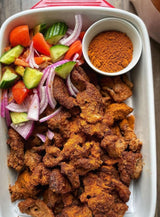 Bœuf poivré (Suya) - Délicieux et entièrement cuit (tendre et rôti lentement) - 200 g